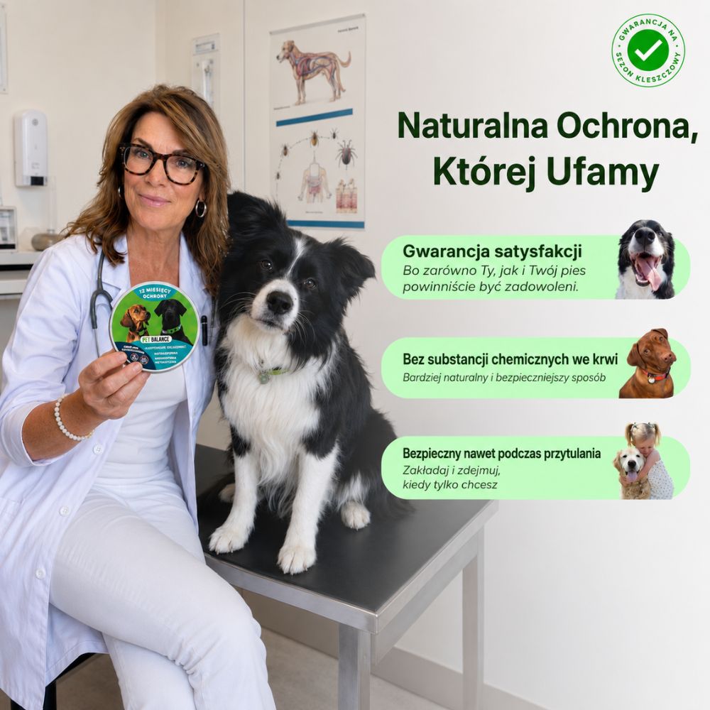 Naturalna obroża przeciw kleszczom – ochrona bez substancji chemicznych we krwi