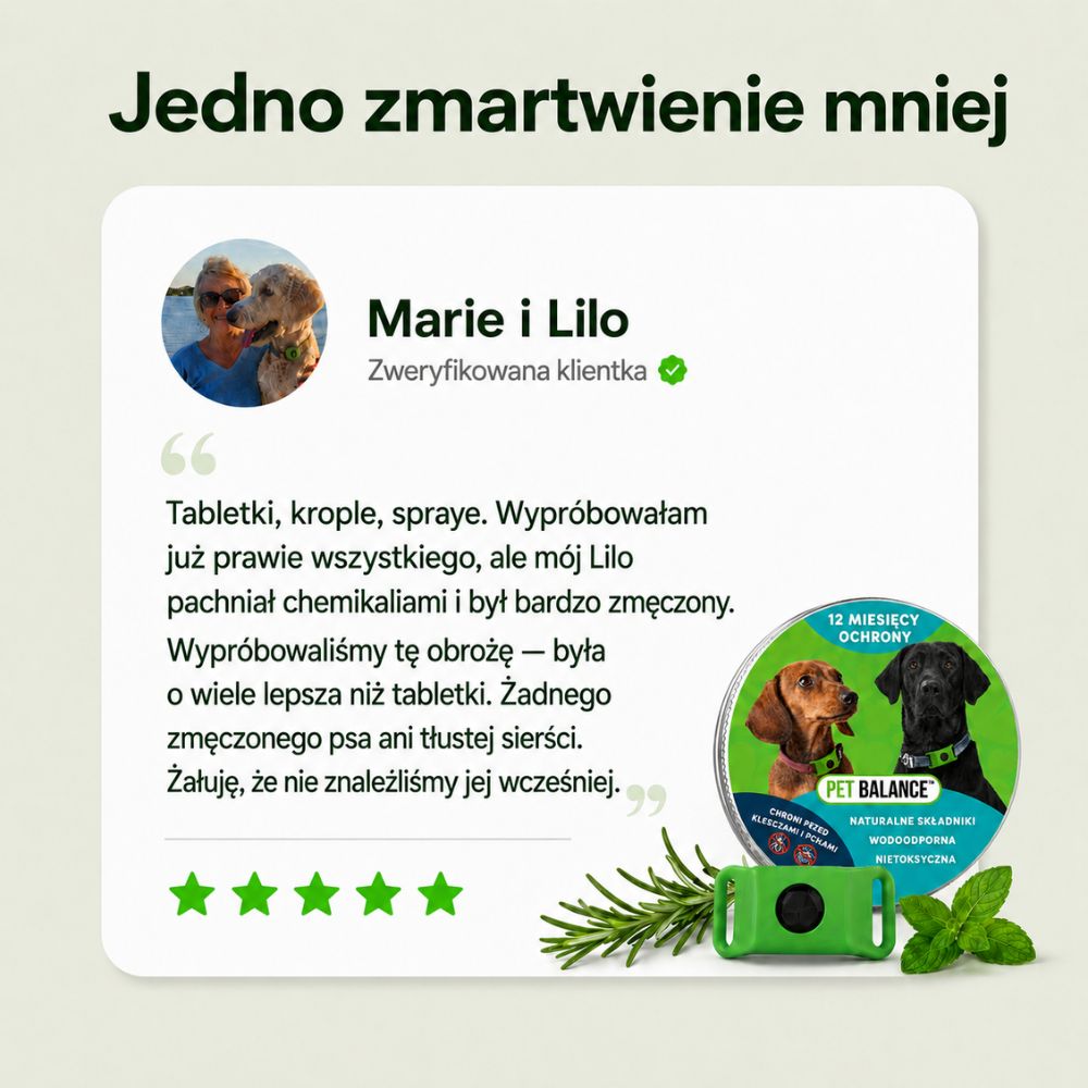 Naturalna obroża przeciw kleszczom – ochrona bez substancji chemicznych we krwi